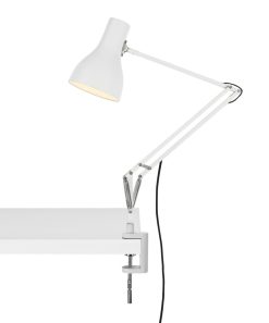 Anglepoise Kids | Lampe D'Architecte Type 75 Metal Blanc / Base Etau - Reedition 1930' - Anglepoise