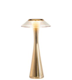 Kartell Led | Lampe Sans Fil Rechargeable Space Indoor Led Plastique Or - Kartell