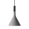 Foscarini Suspensions | Suspension Mini Aplomb Pierre Gris / Ciment - O 11,5 X H 21 Cm - Foscarini