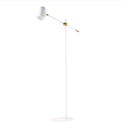 Bolia Lampadaires | Lampadaire Bureau Metal Blanc / Orientable - Bolia