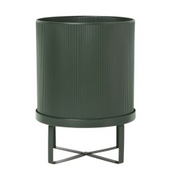 Ferm Living Pots Et Plantes | Pot De Fleurs Bau Large Metal Vert / O 28 Cm - Ferm Living