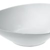 Alessi Saladiers, Coupes Et Bols | Saladier Colombina Ceramique Blanc / 31 X 27 Cm - Alessi