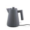 Alessi Theieres Et Bouilloires | Bouilloire Electrique Plisse Plastique Gris / 1 L - Alessi