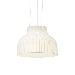 Muuto Suspensions | Suspension Strand Open Plastique Tissu Blanc / O 60 Cm - Resine Cocon - Muuto