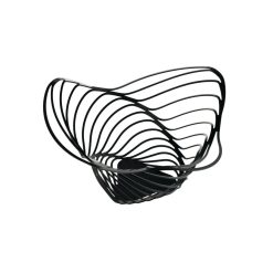 Alessi Corbeilles, Centres De Table | Corbeille Trinity Metal Noir / O 16,5 X H 33 Cm - Alessi