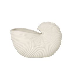 Ferm Living Vases | Vase Shell Ceramique Blanc / Coquillage - Ferm Living