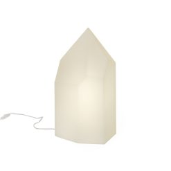 Slide Lampes De Table | Lampe De Table Kristal Plastique Blanc / O 36 X H 50 Cm - Slide