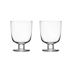 Iittala Verres | Verre A Pied Lempi Verre Transparent / 34 Cl - Set De 2 - Iittala