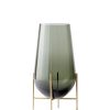 Audo Copenhagen Vases | Vase Echasse Medium Metal Verre Gris Or / H 45 Cm - Audo Copenhagen