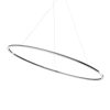 Nemo Suspensions | Suspension Ellisse Major Led Metal / 135 X 70 Cm - Lumiere Vers Le Haut 2700K - Nemo