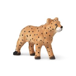 Ferm Living Objets Deco Et Cadres-Photos | Figurine Animal Bois Multicolore / Guepard - Bois Sculpte Main - Ferm Living