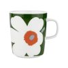 Marimekko Tasses Et Mugs | Mug Unikko Ceramique Vert / 25 Cl - Edition Limitee 60Eme Anniversaire - Marimekko