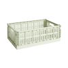 Hay Paniers Et Petits Rangements | Panier Colour Crate Plastique Vert Large / 34,5 X 53 Cm - Recycle - Hay