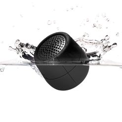 Lexon High Tech | Mini Enceinte Bluetooth Mino X - 3W Plastique Noir /Flottante - Sans Fil - Lexon