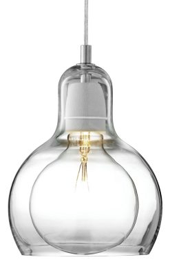 &tradition Suspensions | Suspension Mega Bulb Verre Transparent / O 18 Cm - &Tradition