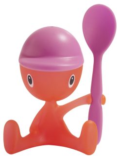 Alessi Sel, Poivre Et Huile | Coquetier Cico Plastique Rose - Alessi