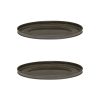 Serax Assiettes | Assiette Dune Ceramique Marron / By Kelly Wearstle - Set De 2 - O 28 Cm - Serax