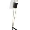 Pierre Guariche Lampadaires | Lampadaire G30 Metal Blanc Noir Or / Reedition 1958, Pierre Guariche - Pierre Guariche