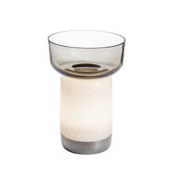 Artemide Lampes Sans Fil | Lampe Sans Fil Rechargeable Bonta Verre / Bol Amovible - O 18 X H 26,4 Cm - Artemide