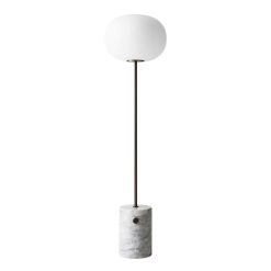 Audo Copenhagen Lampadaires | Lampadaire Jwda Verre Pierre Blanc / Marbre - O 39 X H 150 Cm - Audo Copenhagen