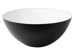 Normann Copenhagen Saladiers, Coupes Et Bols | Bol Krenit Metal Blanc Noir / O 12,5 X H 5,9 Cm - Normann Copenhagen