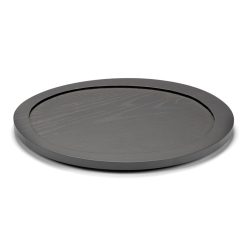 valerie objects Plateaux Et Plats De Service | Plateau Inner Circle Bois Gris / 40 X 38 Cm - Bois - Valerie Objects