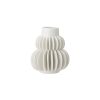 Bloomingville Vases | Vase Halfdan Ceramique Blanc / O 11,5 X H 14 Cm - Gres - Bloomingville