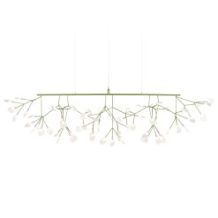 Moooi Suspensions | Suspension Heracleum Iii Linear Metal Vert / Led L 155 X 71 Cm - Moooi