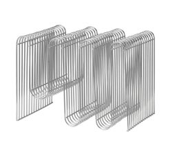 AYTM Paniers Et Petits Rangements | Porte-Revues Curva Metal Argent / L 40 X H 30 Cm - Aytm