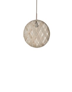 Forestier Suspensions | Suspension Chanpen Diamond Tissu Beige / O 19 Cm - Forestier