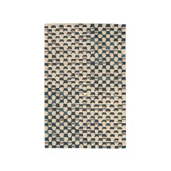 Maison Sarah Lavoine Deco Textile | Tapis Damier Tissu Bleu / 170 X 240 - Maison Sarah Lavoine