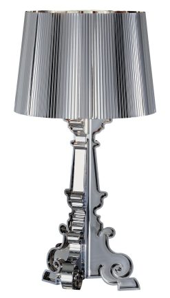 Kartell Lampes De Table | Lampe De Table Bourgie Chrome Plastique / H 68 A 78 Cm - Ferruccio Laviani, 2004 - Kartell