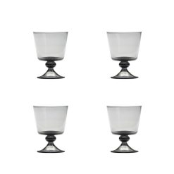 Serax Verres | Verre A Vin Blanc La Mere Verre Gris / Set De 4 - Serax