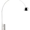 Flos Lampadaires | Lampadaire Arco Metal Pierre / H 240 Cm - Achille Castiglioni, 1962 - Flos