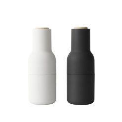 Audo Copenhagen Sel, Poivre Et Huile | Ensemble Moulins Sel & Poivre Bottle Plastique / Set De 2 - Silicone Soft Touch - Audo Copenhagen