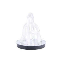 Fontana Arte Lampes De Table | Lampe De Table Oort Verre Blanc / O 33,5 X H 35 Cm - Fontana Arte