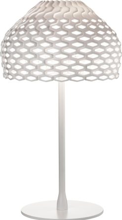 Flos Lampes De Table | Lampe De Table Tatou Plastique Blanc / H 50 Cm - Flos