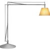 Flos Lampadaires | Lampadaire Superarchimoon Metal Tissu Gris / H 214 Cm - Flos