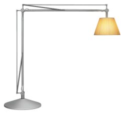 Flos Lampadaires | Lampadaire Superarchimoon Metal Tissu Gris / H 214 Cm - Flos