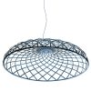 Flos Suspensions | Suspension Skynest Led Tissu Bleu / O 90,4 Cm - Tissu Polyester Recycle - Flos