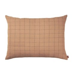 Ferm Living Coussins | Coussin Brown Cotton Tissu Beige / 80 X 60 Cm - Ferm Living