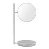 Normann Copenhagen Miroirs | Miroir A Poser Pose Metal Pierre Blanc / Miroir Grossissant Orientable - Normann Copenhagen