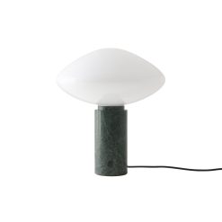 &tradition Lampes De Table | Lampe De Table Mist Ap17 Verre Vert / Marbre - O 37 X H 41 Cm - &Tradition