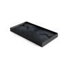 Ethnicraft Plateaux Et Plats De Service | Plateau Charcoal Mirror Verre Noir / Vide-Poche - 31 X 17 Cm - Ethnicraft