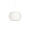 Northern Suspensions | Suspension Tradition Tissu Blanc / Small - O 40 X H 27,5 Cm - Northern