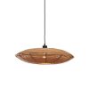 GOOD&MOJO Suspensions | Suspension Tanami Fibre Vegetale Bois Beige / Rotin / O 55 X H 14 Cm - Good&Mojo