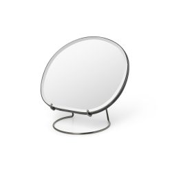 Ferm Living Miroirs | Miroir A Poser Pond Gris Argent Metal / O16 X H 23 Cm - Ferm Living