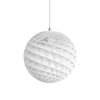 Louis Poulsen Suspensions | Suspension Patera Plastique Blanc / O 30 Cm - Pvc Alveole - Louis Poulsen