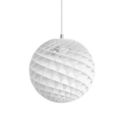 Louis Poulsen Suspensions | Suspension Patera Plastique Blanc / O 30 Cm - Pvc Alveole - Louis Poulsen