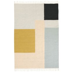 Ferm Living Tapis | Tapis Kelim Squares Tissu Multicolore / Xl - 160 X 250 Cm - Ferm Living